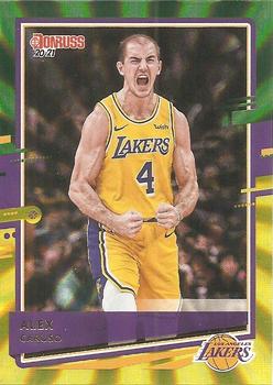 2020-21 Donruss - Holo Green and Yellow Laser #97 Alex Caruso Front