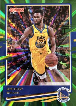 2020-21 Donruss - Holo Green Laser #29 Andrew Wiggins Front