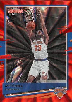 2020-21 Donruss - Holo Red Laser #162 Mitchell Robinson Front