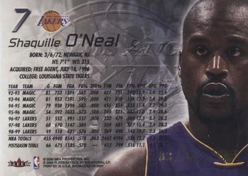 1999-00 Flair Showcase - Legacy Collection #7 Shaquille O'Neal Back