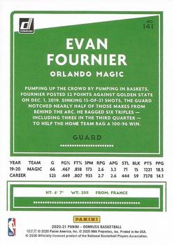 2020-21 Donruss - Press Proof Silver #141 Evan Fournier Back