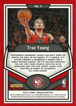 2020-21 Donruss - Complete Players #3 Trae Young Back