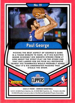2020-21 Donruss - Complete Players #19 Paul George Back