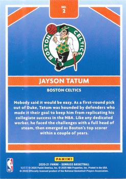 2020-21 Donruss - Craftsmen #2 Jayson Tatum Back
