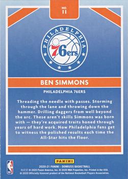 2020-21 Donruss - Craftsmen #11 Ben Simmons Back