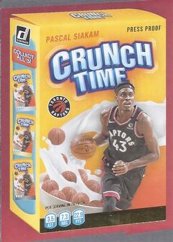 2020-21 Donruss - Crunch Time Press Proof #5 Pascal Siakam Front
