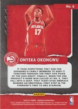 2020-21 Donruss - Great X-Pectations #6 Onyeka Okongwu Back