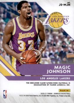 2020-21 Donruss - Jersey Series #JS-MJN Magic Johnson Back