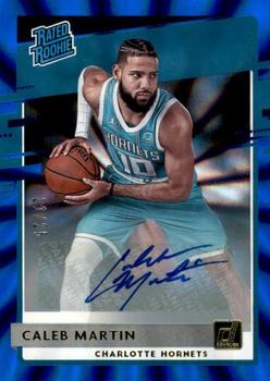 2020-21 Donruss - Rated Rookies Signatures Holo Blue Laser #212 Caleb Martin Front