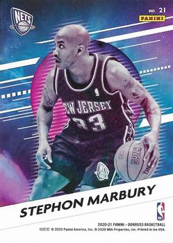 2020-21 Donruss - Retro Series #21 Stephon Marbury Back