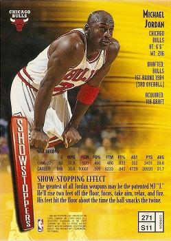 1997-98 Finest #271 Michael Jordan Back