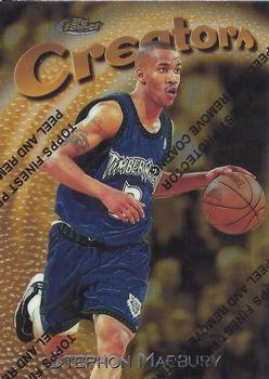 1997-98 Finest #324 Stephon Marbury Front