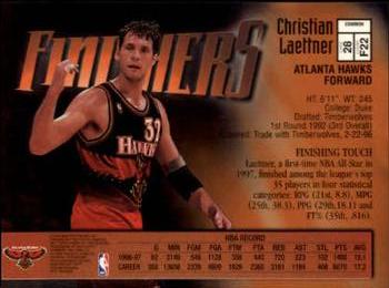 1997-98 Finest #28 Christian Laettner Back
