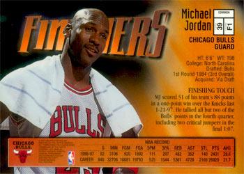 1997-98 Finest #39 Michael Jordan Back