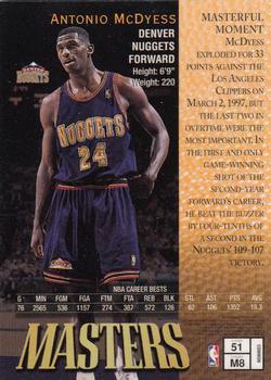 1997-98 Finest #51 Antonio McDyess Back
