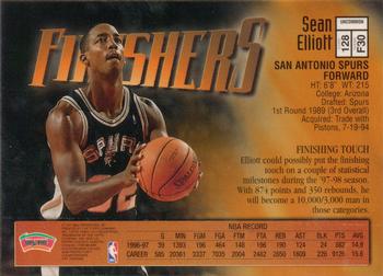1997-98 Finest #128 Sean Elliott Back