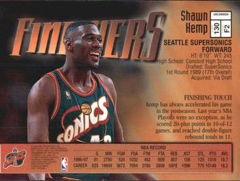 1997-98 Finest #130 Shawn Kemp Back