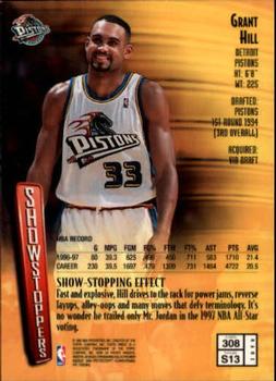 1997-98 Finest #308 Grant Hill Back