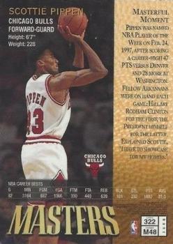 1997-98 Finest #322 Scottie Pippen Back