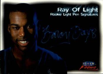 1999-00 Fleer Focus - Ray of Light #2 RL Baron Davis Front