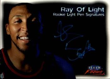 1999-00 Fleer Focus - Ray of Light #10 RL Shawn Marion Front