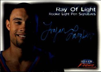 1999-00 Fleer Focus - Ray of Light #13 RL Trajan Langdon Front