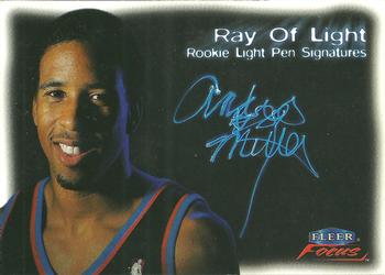 1999-00 Fleer Focus - Ray of Light #1 RL Andre Miller Front