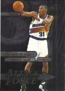 1999-00 Fleer Force - Attack Force #11 A Shawn Marion Front