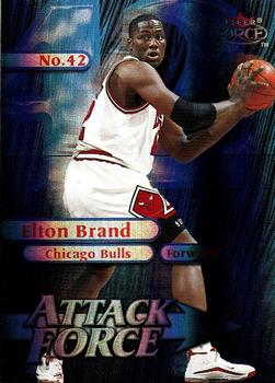 1999-00 Fleer Force - Attack Force Forcefield #13A Elton Brand Front