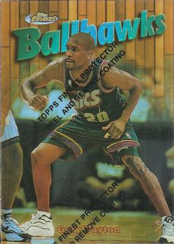 1997-98 Finest - Refractors #172 Gary Payton Front