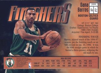 1997-98 Finest - Refractors #37 Dana Barros Back