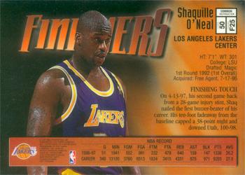 1997-98 Finest - Refractors #50 Shaquille O'Neal Back