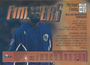 1997-98 Finest - Refractors #52 Michael Finley Back
