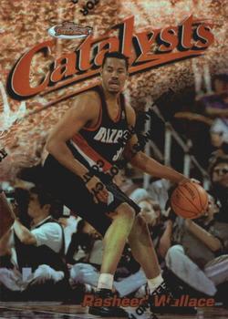 1997-98 Finest - Refractors #58 Rasheed Wallace Front