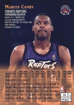 1997-98 Finest - Refractors #79 Marcus Camby Back
