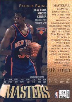 1997-98 Finest - Refractors #124 Patrick Ewing Back
