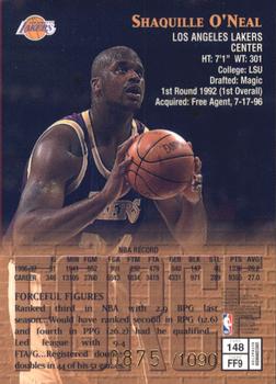 1997-98 Finest - Refractors #148 Shaquille O'Neal Back