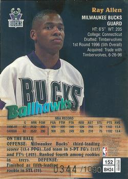 1997-98 Finest - Refractors #152 Ray Allen Back