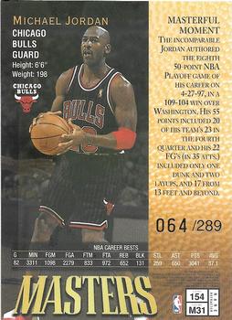 1997-98 Finest - Refractors #154 Michael Jordan Back