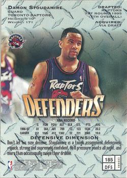 1997-98 Finest - Refractors #185 Damon Stoudamire Back