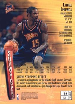 1997-98 Latrell Sprewell, Warriors Itm#N4765