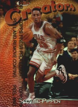 1997-98 Finest - Refractors #199 Scottie Pippen Front