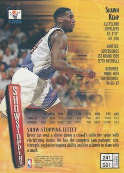 1997-98 Finest - Refractors #241 Shawn Kemp Back