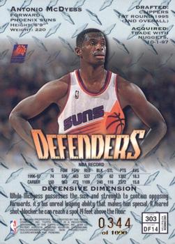 1997-98 Finest - Refractors #303 Antonio McDyess Back