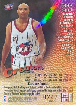 1997-98 Finest - Refractors #304 Charles Barkley Back