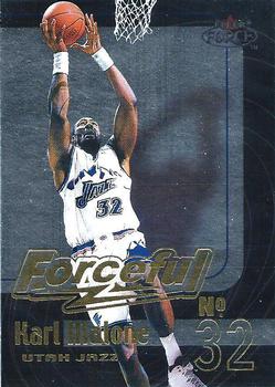 1999-00 Fleer Force - Forceful #15 F Karl Malone Front