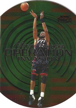 1999-00 Fleer Force - Operation Invasion #14OI Alonzo Mourning Front
