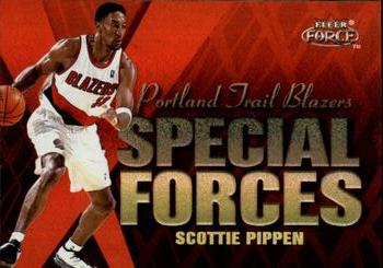 1999-00 Fleer Force - Special Forces Forcefield #5SF Scottie Pippen Front