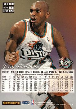 1997-98 Flair Showcase #36 Jerry Stackhouse Back
