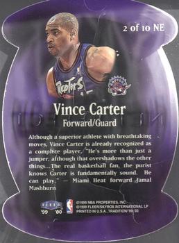 1999-00 Fleer Tradition - Net Effect #2 NE Vince Carter Back